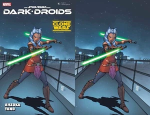 DARK DROIDS 1 NM 2ND PRINT CAMUNCOLI AHSOKA NYCC TRADE VIRGIN SET STAR WARS - Picture 1 of 4