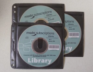 2006 January CD 1 2 + 3 - Microsoft MSDN Subscriptions Library Genuine discs - Picture 1 of 1