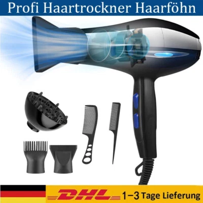 WOWSPEED Profi Haartrockner Haarföhn Föhn 2300W Fön Trockner Haare Dryer Haarfön Diffusor