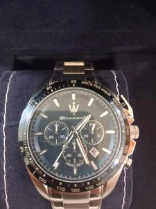 Maserati Sfida 44mm Cassa di Acciaio, Cinturino di Acciaio, Orologio da Polso... - Foto 1 di 4