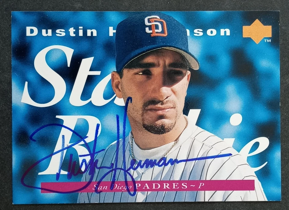 1995 Upper Deck SIGNED: Dustin Hermanson, PADRES #219 - Image 1 of 1