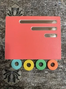 Lovevery Count and Slide Ring Chute Wooden Toy - Montessori Learning - Picture 1 of 5