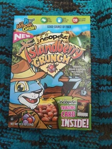 Neopets Islandberry Crunch Unopened Cereal Box W/Trading Card General Mills RARE - Picture 1 of 9