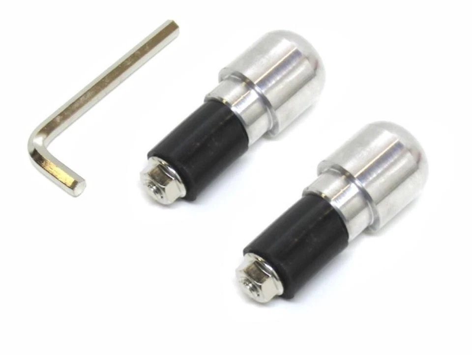 Lenkergewichte Lenkerenden Silber für Kreidler LF LF-F LH RM RMC Florett Flory - Bild 1 von 1