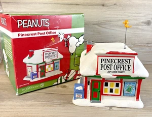 Department 56 Pinecrest Post Office Peanuts Christmas Lighted Village w/Box READ - Picture 1 of 24