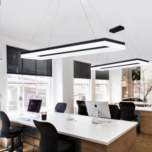 Acrylic LED Pendant Light Hanging Lamp Office Study Room Ceiling Light Fixture - Picture 1 of 6
