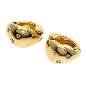 Ponte Vecchio Earring Ear cuff 3P Diamond K18 Yellow Gold - Picture 1 of 8