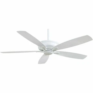 Minka Aire F696-WH Kafe XL White 60" Ceiling Fan with Remote Control - Picture 1 of 1