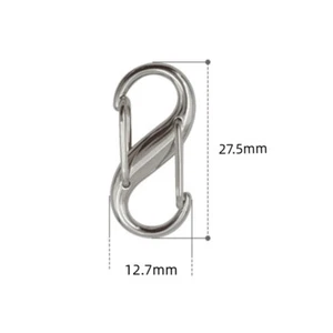 5pcs Bag Chain Strap Adjustable Buckle Handbag Handle Length Change Metal Hook - Picture 1 of 24