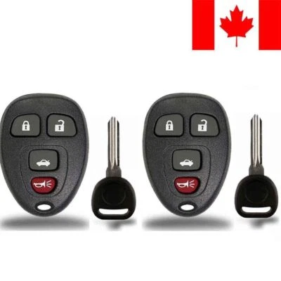 2x New Replacement Keyless Entry Remote Control Key Fob For Chevy Buick GMC — 第 1/4 张图片