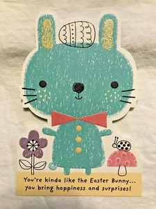 Hallmark Easter Greeting Card "You're Kinda like the Easter Bunny..." NEW (A12) - Picture 1 of 3
