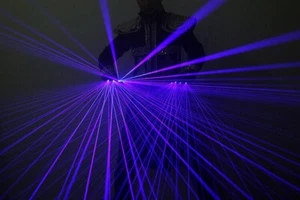 450nm 80mw Blau Laser Handschuhe Bühnenlichter für DJ Disco Party Club Bar - Bild 1 von 9