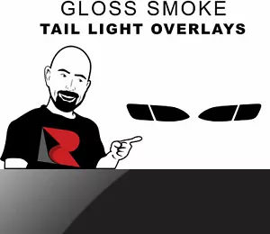 Rtint Tail Light Tint Overlay for Mazda Mazda6 2003-2008 - Gloss Smoke - Picture 1 of 11