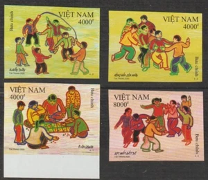 Estampillas de Vietnam 2020 juegos infantiles Scott # 3665-3668 imperf. MNH - Imagen 1 de 1