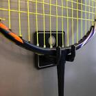 2 Pieces Wall Mounted Racket Rack Racket Hanger Hook Tennis Racket Holder