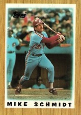 MIKE SCHMIDT MAJOR LEAGUE BASEBALL CARDS - PICK FROM LIST