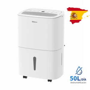 SHINCO WIFI Deshumidificador Portátil 50L/Día con Bomba Elevadora, Blanco - Imagen 1 de 9