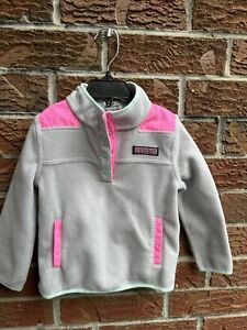 Vineyard Vines Long Sleeve 1/4 snap Pull Over Sweater Baby Toddler Size 4T