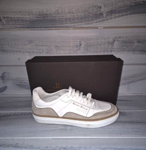ROSSANO BISCONTI Sneakers Uomo in pelle bianco size Eu 42 (soletta 28 cm )RB02 - Picture 1 of 10