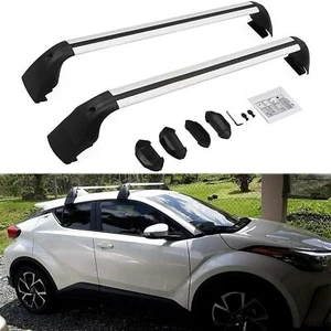 Aluminum Roof Rail Rack Cross Bars Crossbars Fits for Toyota C-HR CHR 2017-2021 - Picture 1 of 9