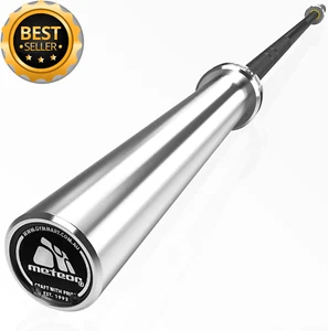 20kg Meteor 50mm Olympic Weightlifting Barbell EZ Curl Tricep Bar - Picture 1 of 12
