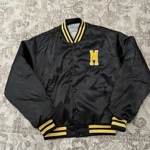 Chaqueta De Colección Mizzou Missouri Tigers Satén Swingster Años 80 Chaqueta Universitaria Grande - Imagen 1 de 11