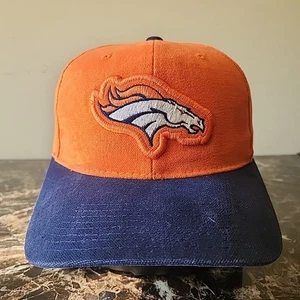Gorra Denver Broncos Starter ajustable con correa naranja azul NFL Pro Line - Imagen 1 de 8
