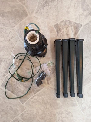 Home Heritage Rotating Christmas Tree Stand Green Small Damage To Legs - Image 1 of 4