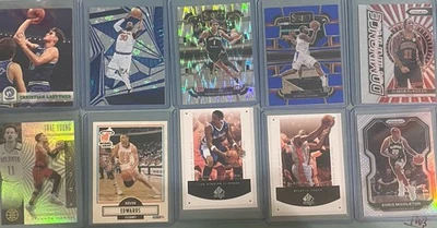 Mega NBA/WNBA 卡 批量 11 张 帕尼尼、Skybox、Upper Deck、Fleer 和遗物 — 第 1/4 张图片