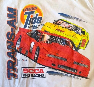 Camiseta De Colección 1991 Liquid Tide SCCA Trans-Am Tour Talla L Foto 1 de 4