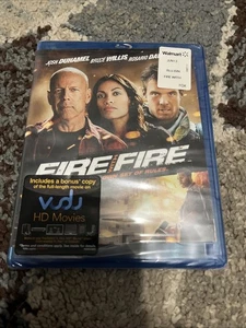 Fire with Fire (Blu-ray, 2012) New Sealed Bruce Willis Rosario Dawson - Foto 1 di 2