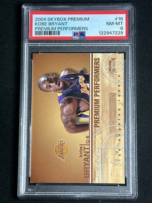 2004 Skybox Premium Performers Kobe Bryant #16 PSA Graded Card Lakers INSERT HOF - Image 1 of 2