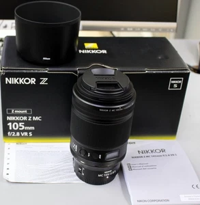 Nikon NIKKOR Z MC 105mm f/2.8 VR S Macro Lens - Picture 1 of 12
