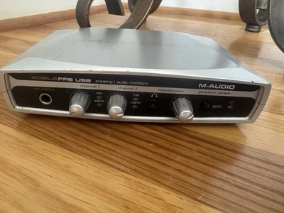 M-Audio Mobile Pre USB Audio Interface Preamp Phantom Power Mic/Line Inputs 2006 - Image 1 of 4