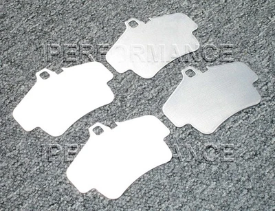 Titanium Brake Pad Shim Heat Shields for Porsche 911 GT2 Cup 2003-2005; R .032" - Image 1 of 4