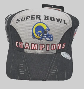 NWT Vintage Puma 2000 St. Louis Rams Super Bowl XXXIV Champions Strapback Cap - Bild 1 von 5