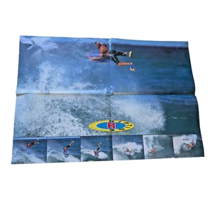 Póster extraíble Riptide Mike Stewart Pipeline de colección bodyboard surf mag - Imagen 1 de 4
