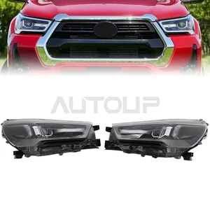 Full Led Projector Headlights For 2021-2024 Toyota Hilux Revo Assembly A Pair - Picture 1 of 12