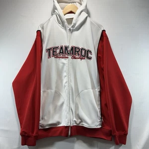 Sudadera con capucha vintage TeamRoc Rocawear para hombre 3XL cremallera completa Y2K - Imagen 1 de 10