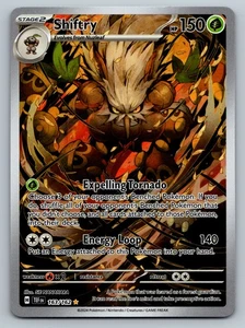 Shiftry NM IR 163/162 SV05: Temporal Forces Pokemon TCG Holo - Picture 1 of 2