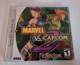 Marvel vs. Capcom 2 (Dreamcast, 2000) Very Clean Condition. READ DISCRIPTION 