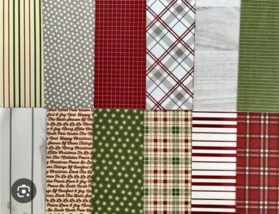 Stampin' Up! 12 x 12 Festive Farmhouse Designer Series Paper Christmas + Bonus - image 1 of 4