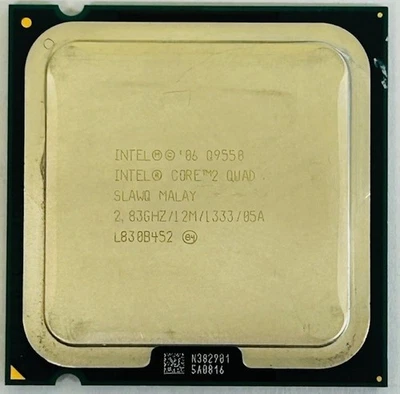 Intel Core 2 Quad SLAWQ Q9550 2.83GHz 12M 1333MHz Socket 775 Quad Core Processor - Image 1 of 4