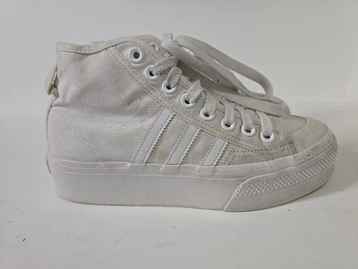 Adidas Para Mujer Nizza Plataforma Medio Estilo de Vida Zapatos Tenis Talla 7.5 Foto 1 de 4