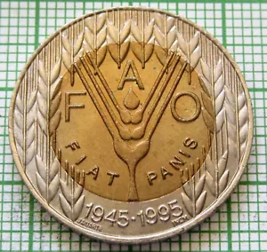 PORTUGAL 1995 100 ESCUDOS, F.A.O. 50th Anniversary Bi-Metallic UNC km# 678 - Picture 1 of 6