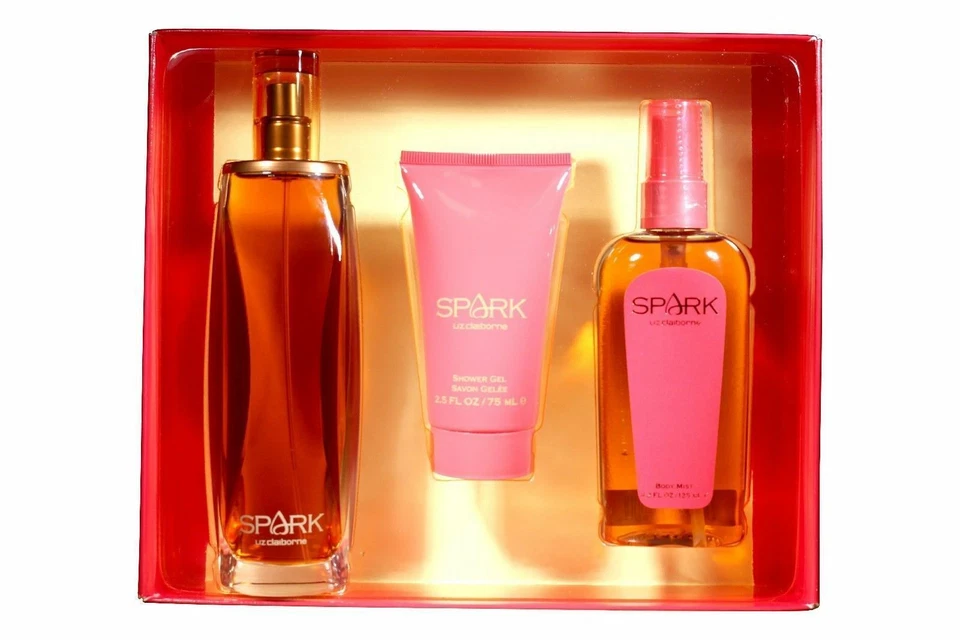 Spark Liz Claiborne Mujer Juego de 3 piezas 3,4 OZ Eau de Parfum + 4,2 OZ Niebla + Gel 2,5 OZ Foto 1 de 1