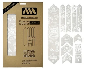 All Mountain Style AMS Stickers Frame Guard Extra (XL) - Opus Magna White - Picture 1 of 6