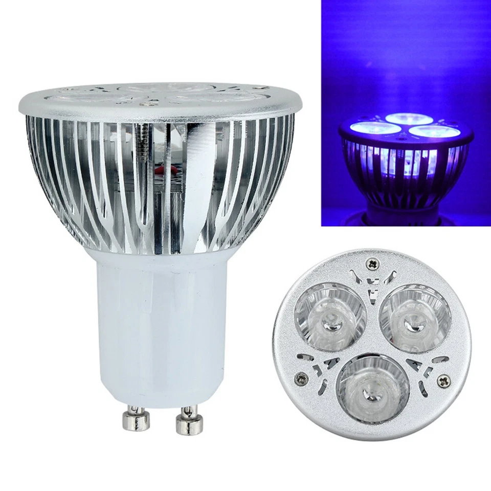 NW 3W 3x1w E27/GU10/MR16 UV Ultraviolet Purple Light LED Bulb Lamp 85-265V/12V - Image 1 of 4