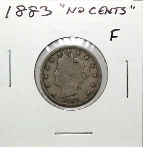 1883 Sin Centavos Liberty V Níquel F F Fino Envío Gratis - Imagen 1 de 2