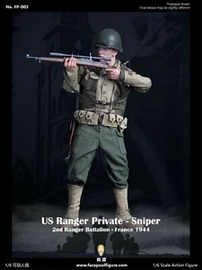 Facepoolfigure FP-003 WWII US Ranger Private Sniper France 1944 1/6 FIGURE - Picture 1 of 9